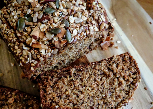 Healthy banana bread recipe