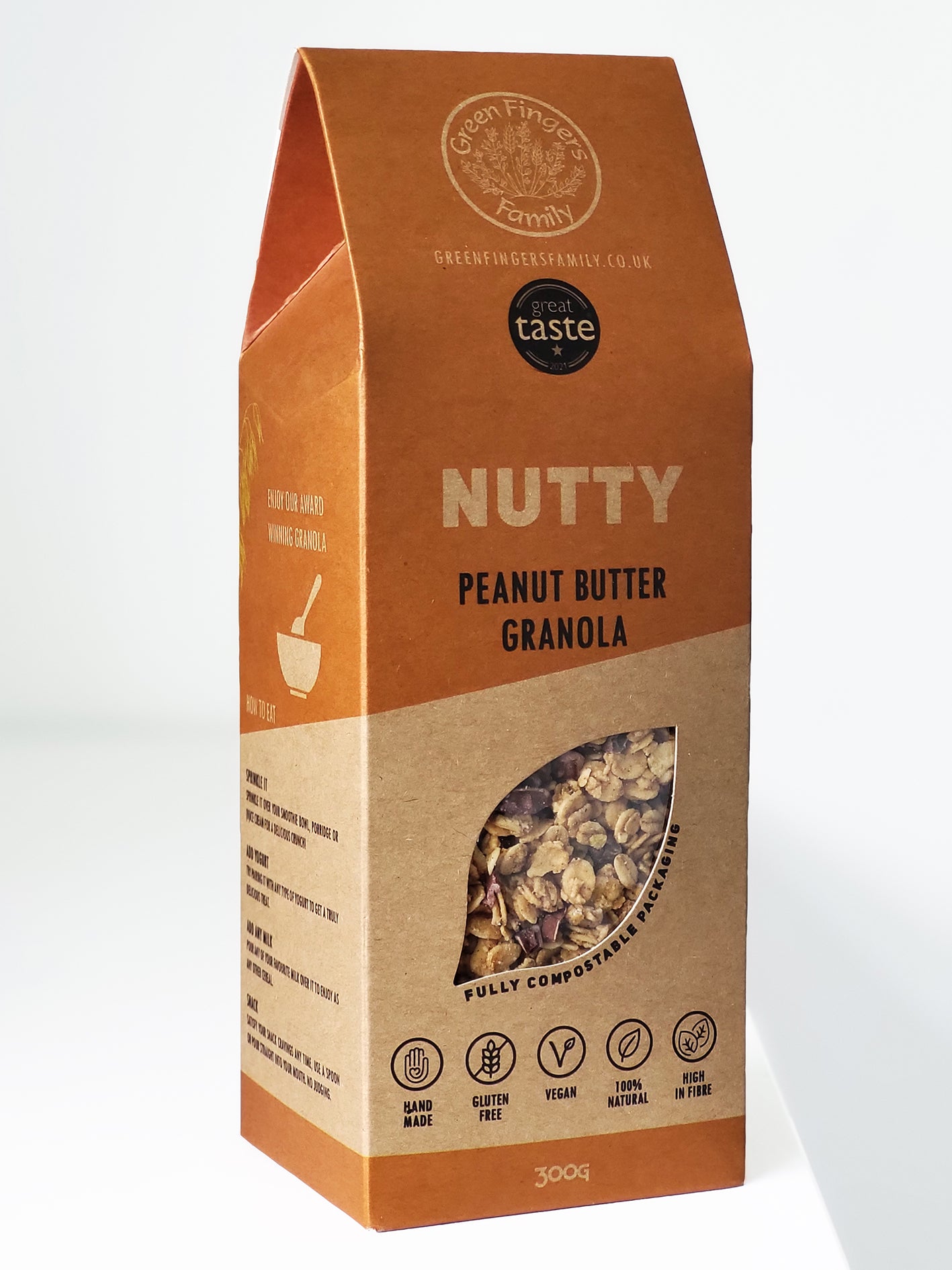 Nutty - Peanut Butter Granola, 300G Bag