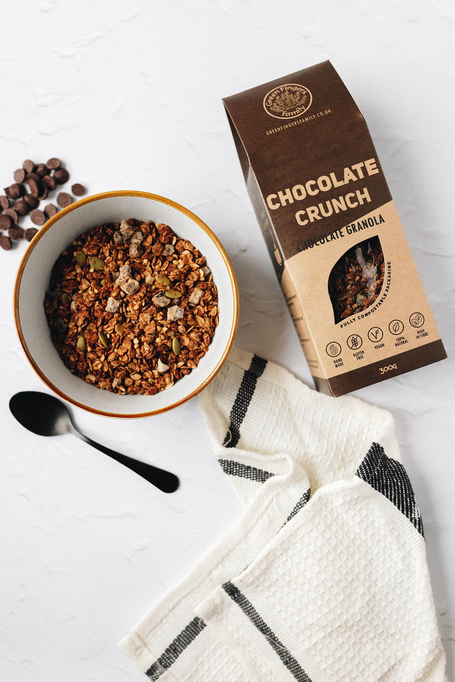 Chocolate Crunch Granola, 300G Bag