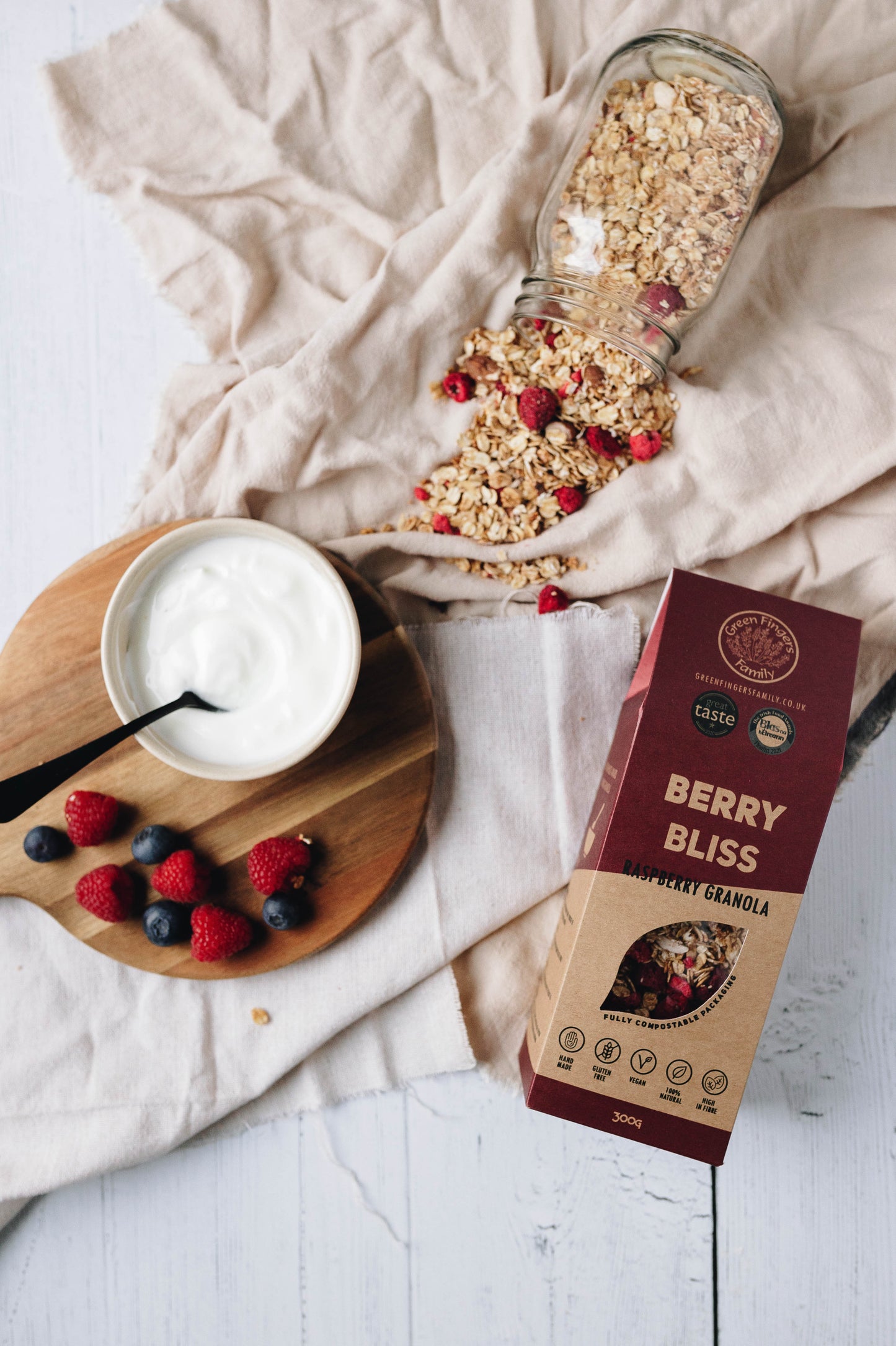 Berry Bliss Raspberry Granola, 300G Bag