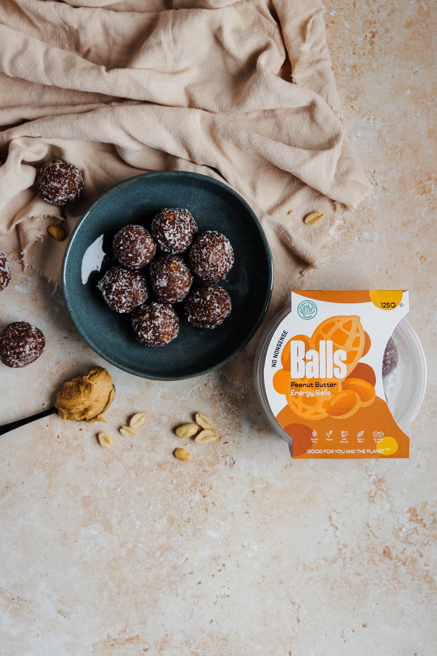 Peanut Butter Energy Balls - 125g tub