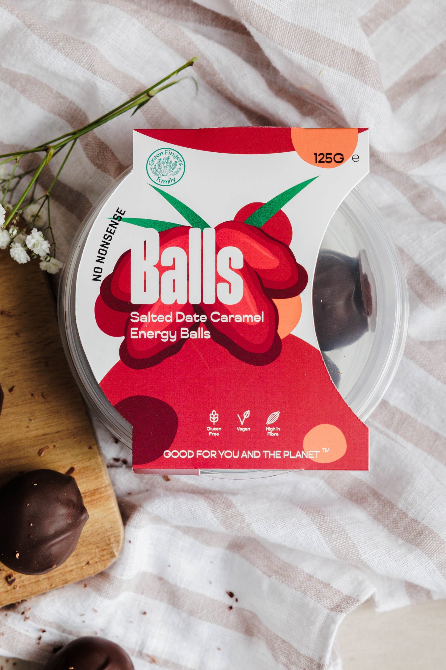 Salted Date Caramel Energy Balls - 125g tub