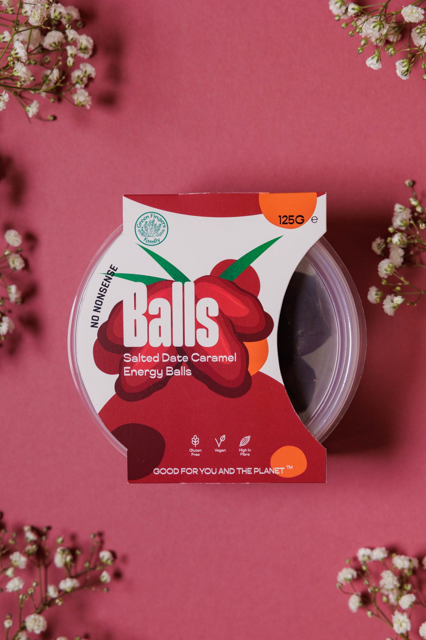 Salted Date Caramel Energy Balls - 125g tub