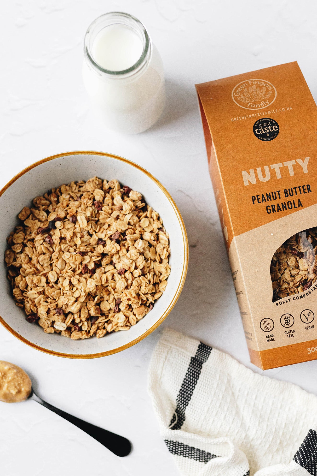 Nutty - Peanut Butter Granola, 300G Bag